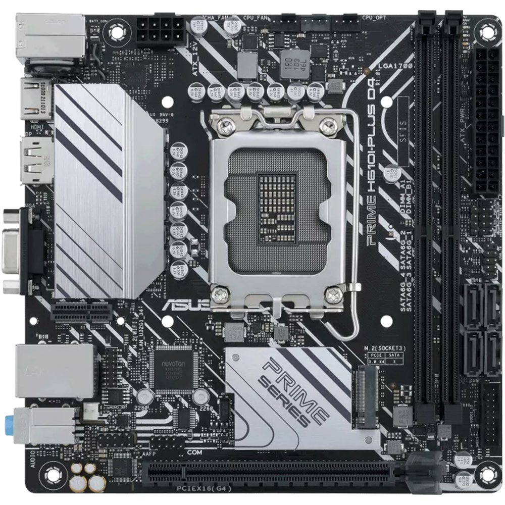 ASUS PRIME H610I-PLUS D4-CSM LGA1700 Socket For intel CPUs Motherboard