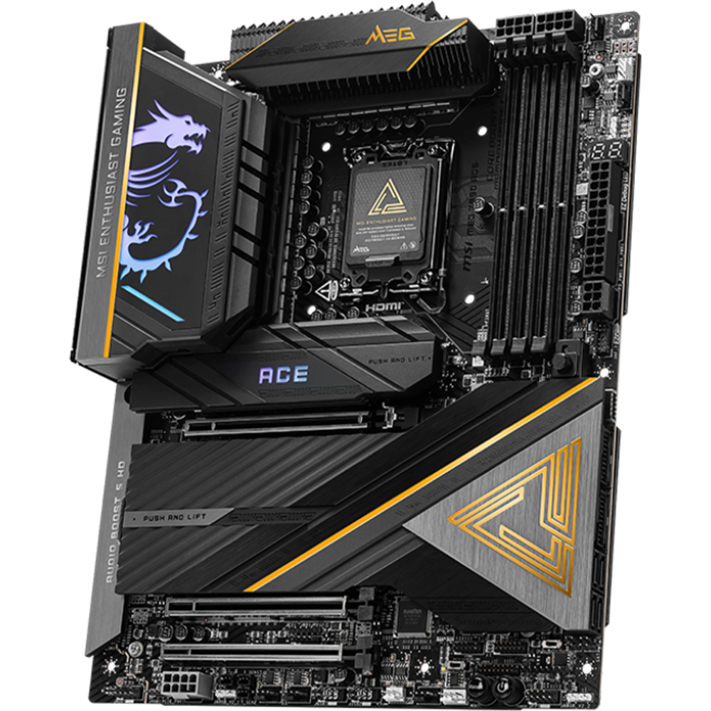 MSI MEG Z890 ACE, LGA 1851 Socket For Intel CPUs Motherboard