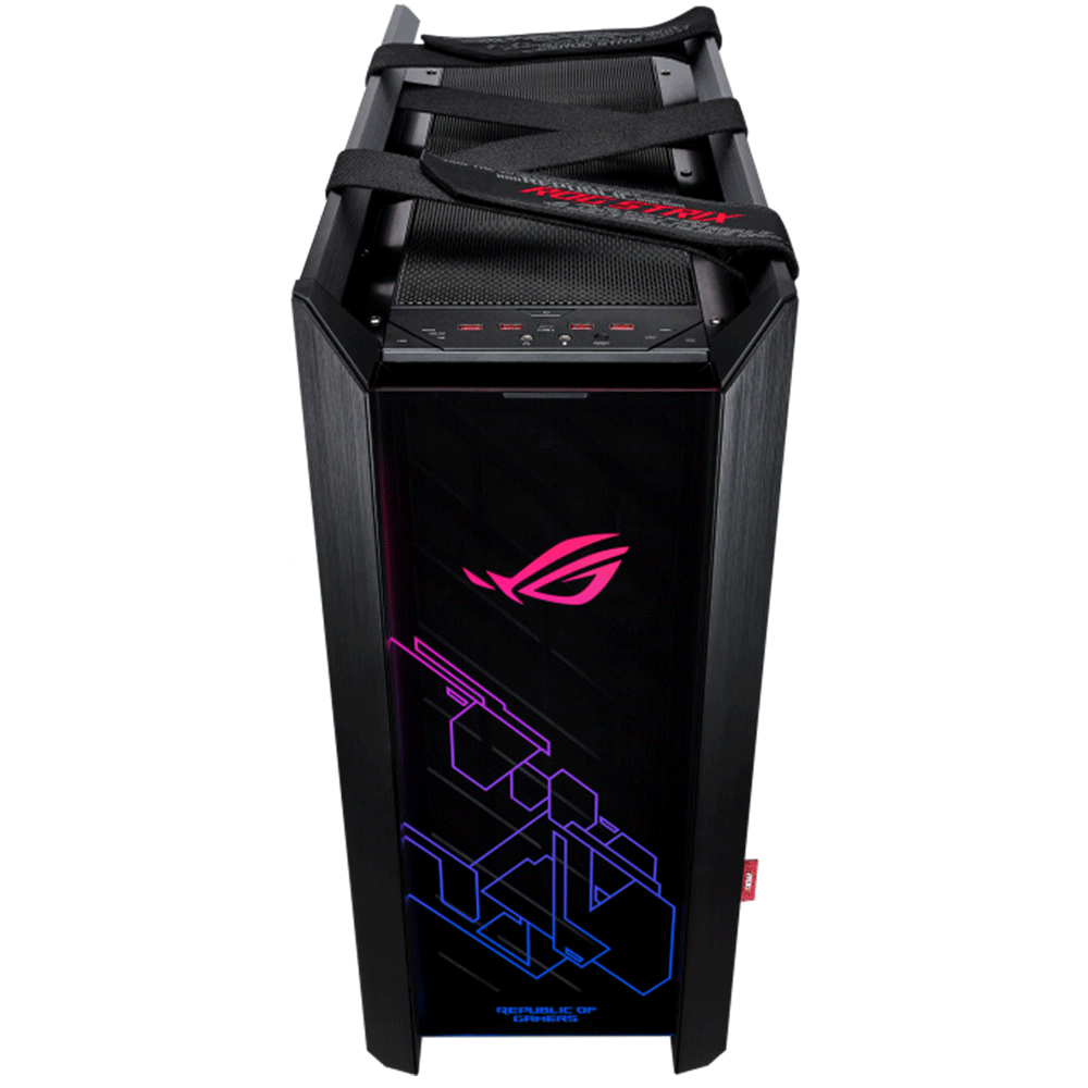 ASUS Strix Helios II GX601S Gaming Mid Tower Computer Case, 4x 140mm Pre-Installed Fans, Up To 420mm Radiator & 7x Fan Support, USB-C 20Gbps, Cable Ma