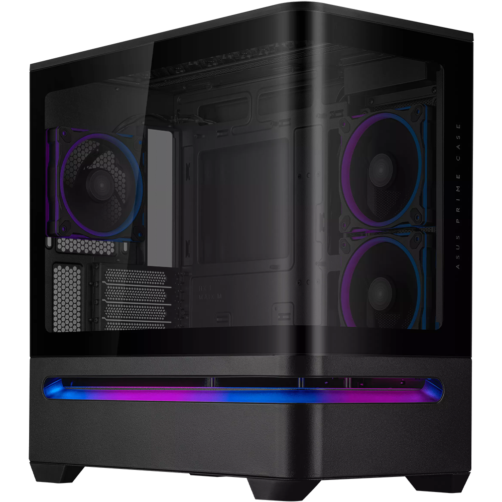 ASUS Prime AP202 ARGB m-ATX Mini Tower Case With 3x 120mm ARGB Fans