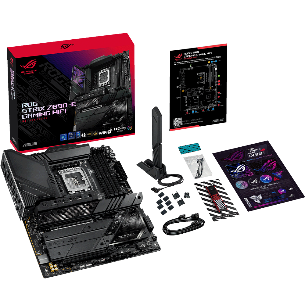 اسوس ROG STRIX Z890-E GAMING WIFI لوحة الأم مقبس LGA1851 لمعالجات انتل