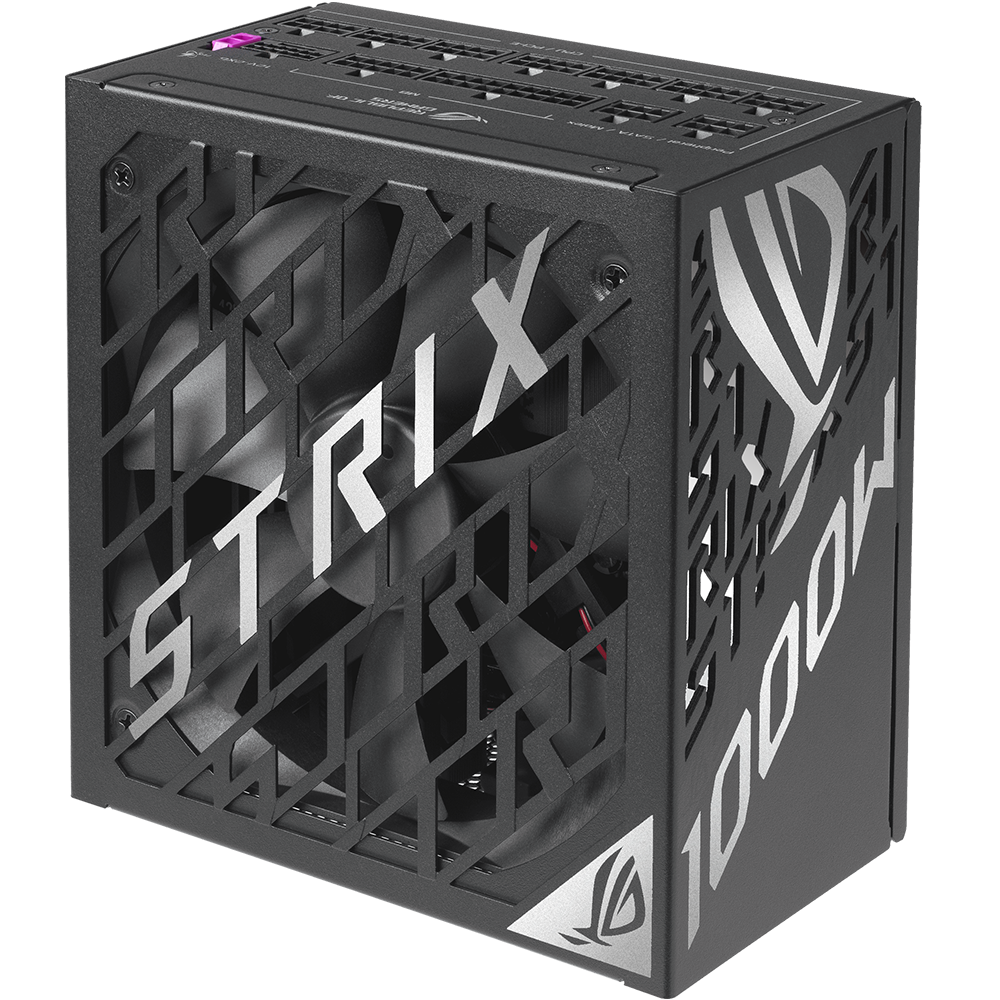 اسوس ROG STRIX 1000W Platinum مزود طاقة بلاتينوم قابل للتخصيص بالكامل