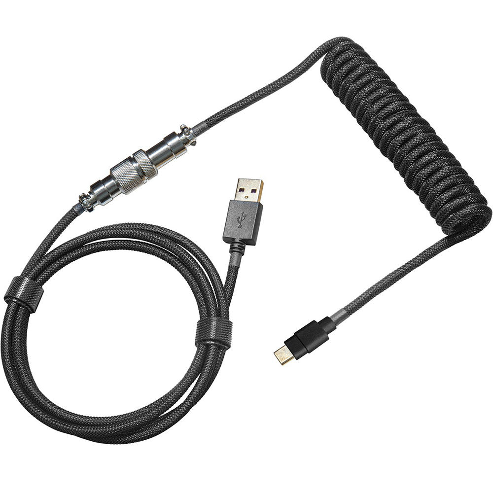 Cooler Master Coiled Cable with Detachable Metal Aviator Connector