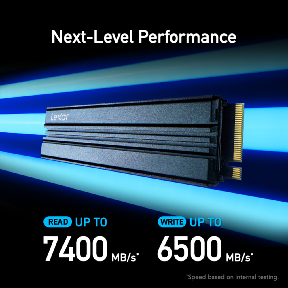 Lexar NM790 with Heatsink M.2 2280 PCIe Gen 4×4 NVMe Internal SSD