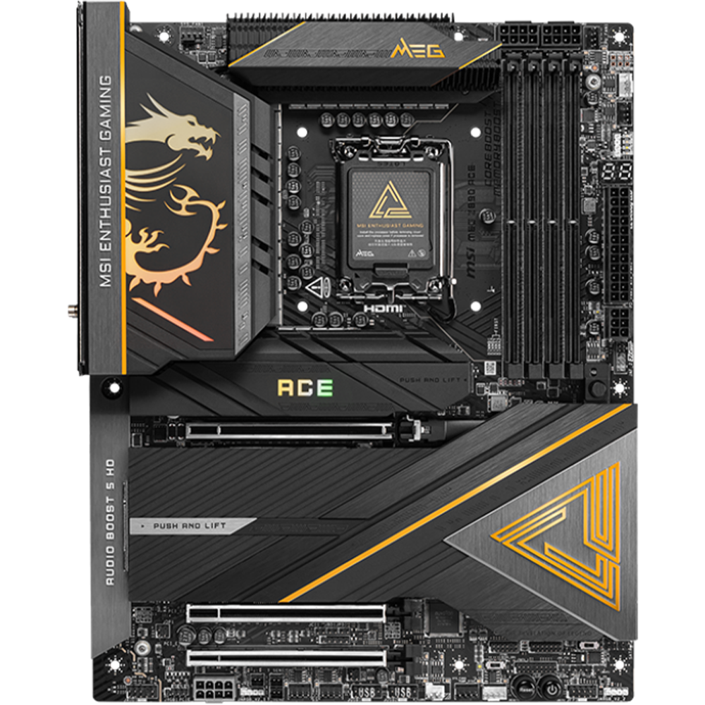 MSI MEG Z890 ACE, LGA 1851 Socket For Intel CPUs Motherboard