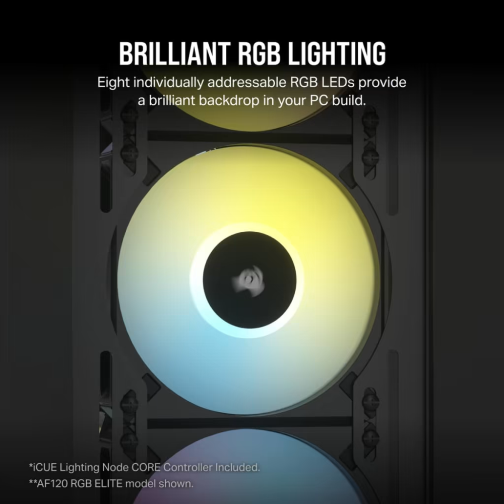 كورسير iCUE AF140 RGB ELITE 140mm PWM طقم مروحتين 140 مم