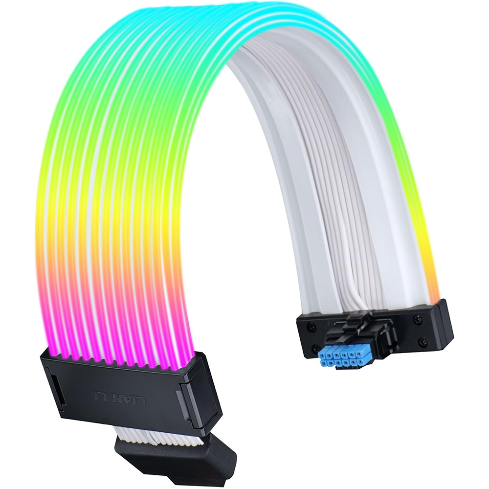 Lian Li Strimer Wireless 16-12 RGBケーブル Lian Li Strimer Wireless 16-12 ARGB GPU 12+4pin Extension Cable