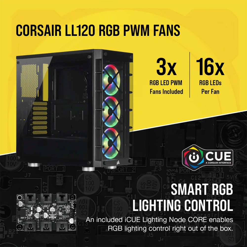 CORSAIR iCUE 465X RGB Black CORSAIR