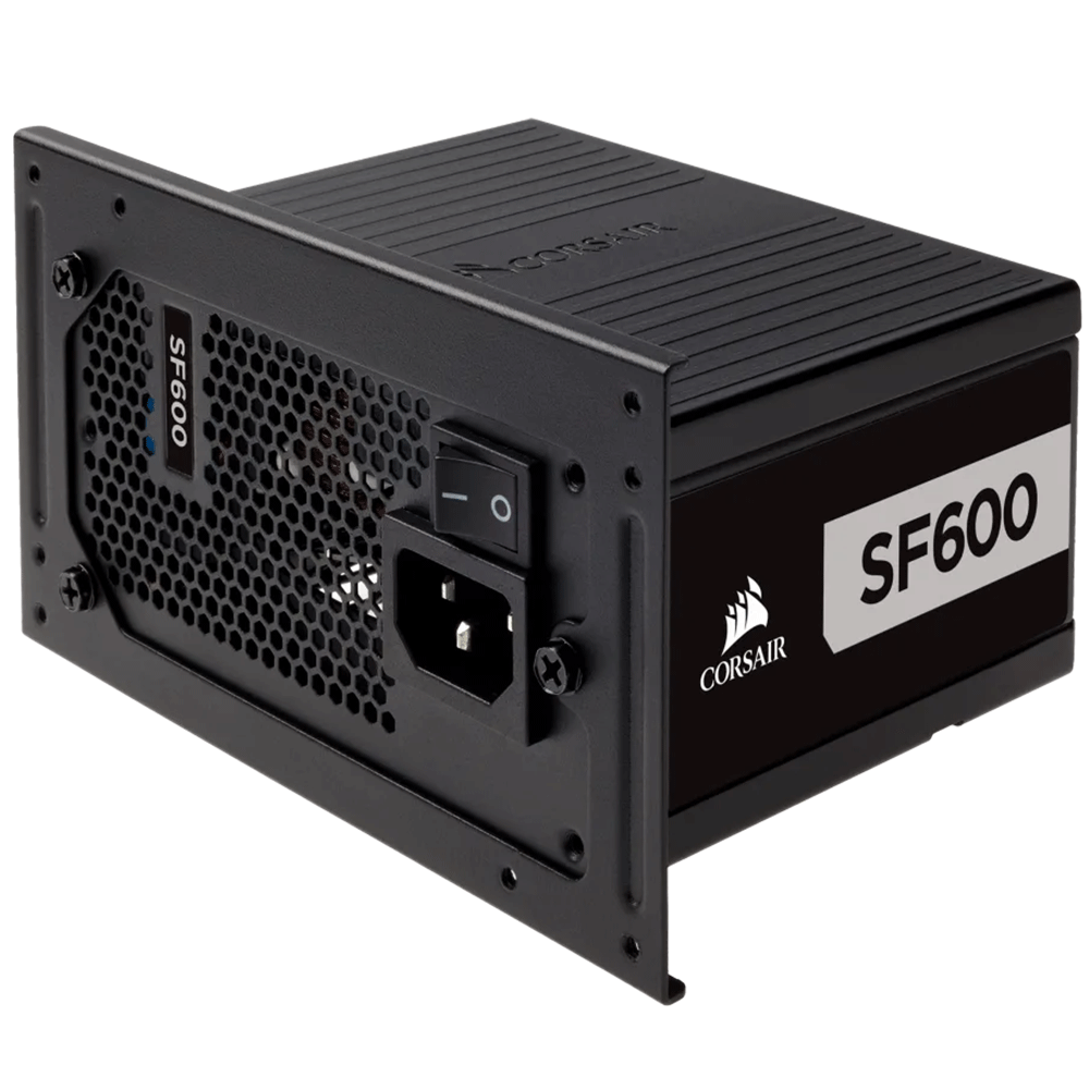 كورسير SF600 — مزود طاقة 600 واط 80 بلس بلاتينيوم عالي الأداء SFX PSU