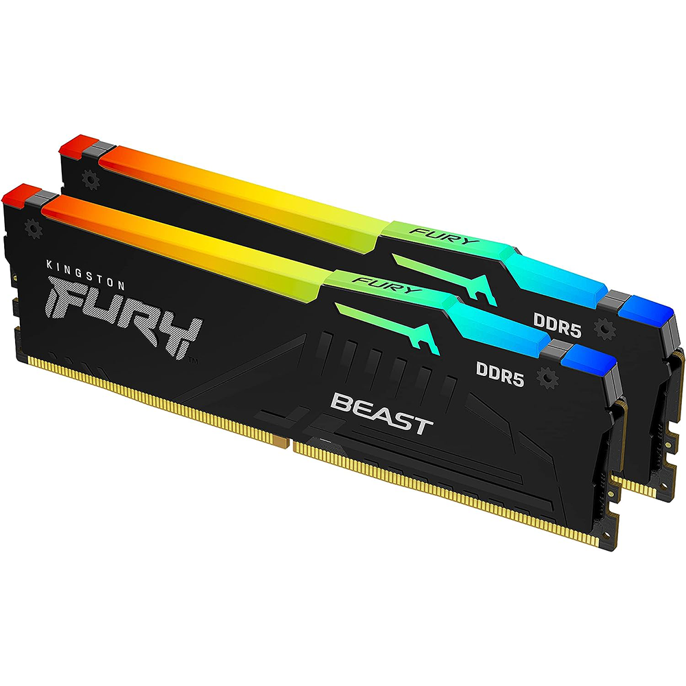 Kingston FURY Beast DDR5 RGB 5200MT/s DDR5 CL36 Desktop Memory - Tech Bit  Store