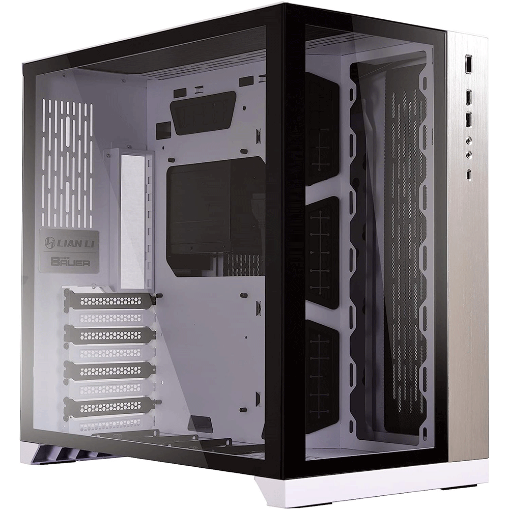 Lian Li O11 Dynamic Tempered Glass ATX MID-Tower PC Case - White
