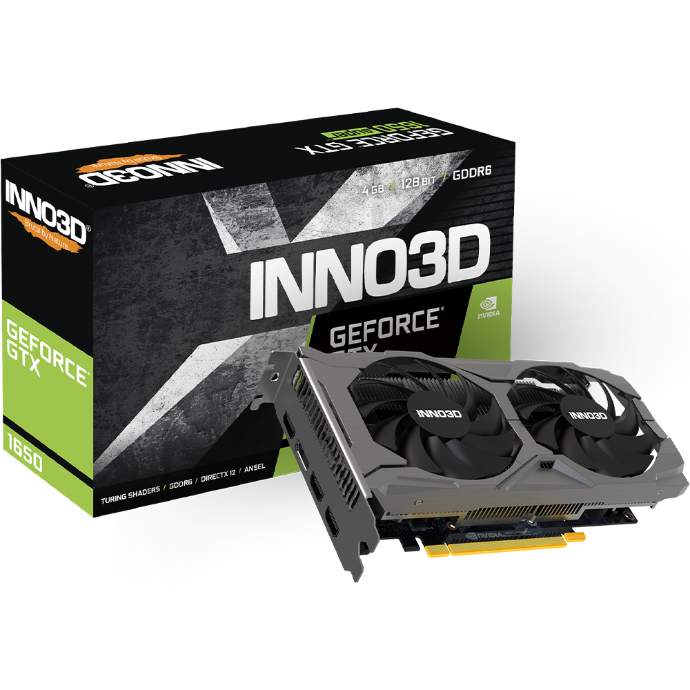 INNO3D GeForce GTX 1650 TWIN X2 OC 4GB GDDR6 Graphics Card Tech