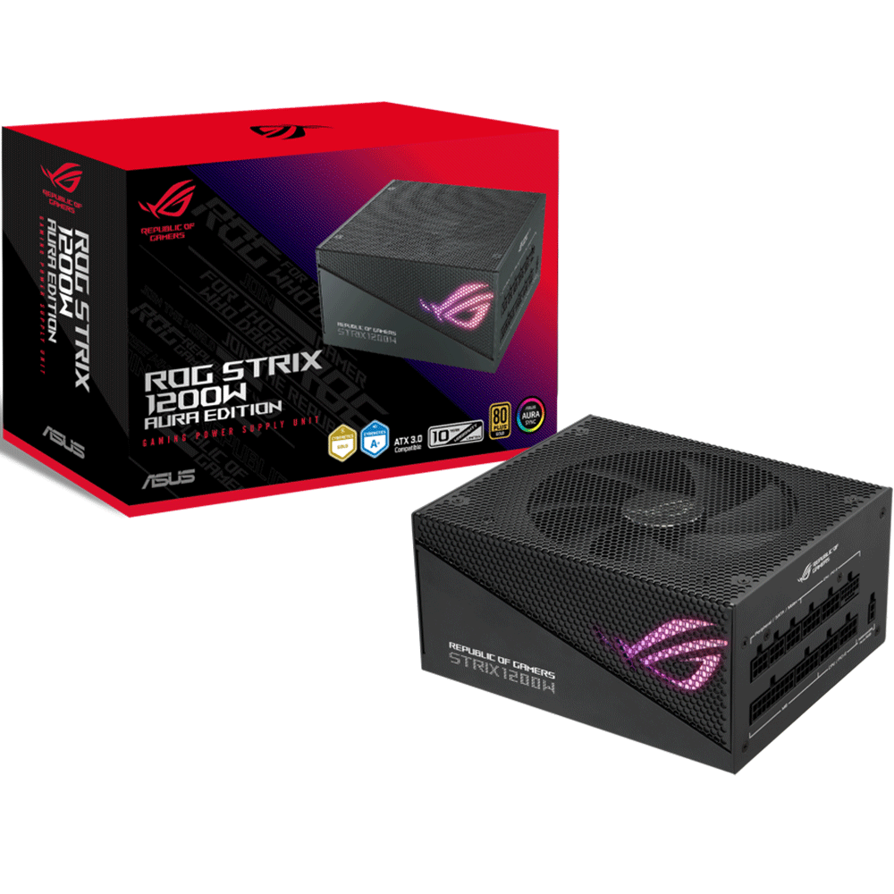 ASUS ROG STRIX 1200W Gold Aura Edition, Full-Modular Power Supply