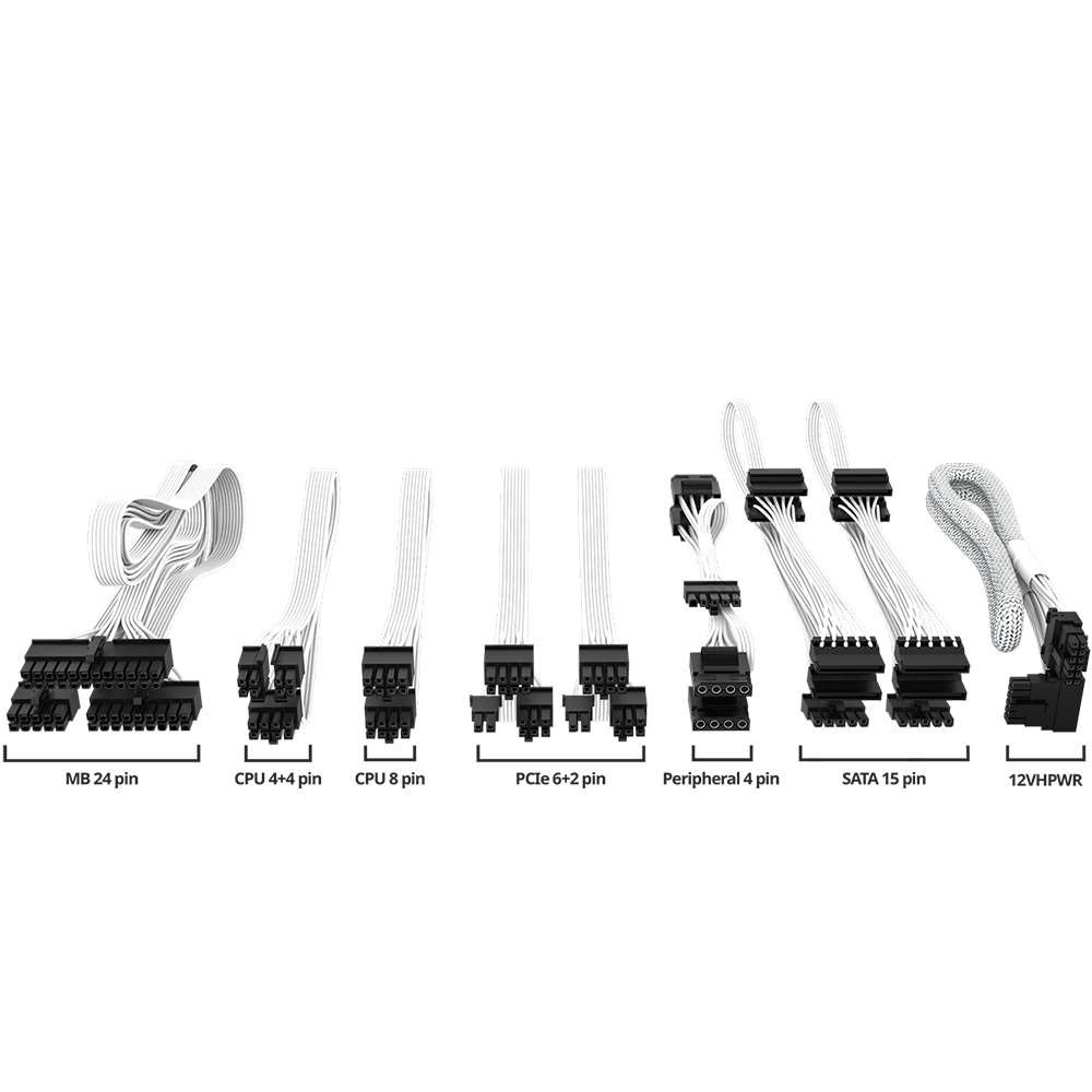 Cooler Master V850 SFX Gold ATX 3.0 White Edition Fully Cooler Master V850 SFX Gold ATX 3.0 White Edition Fully
