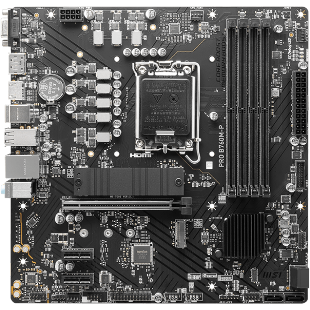 MSI PRO B760M-P LGA1700 Socket For intel CPU DDR5 Motherboard