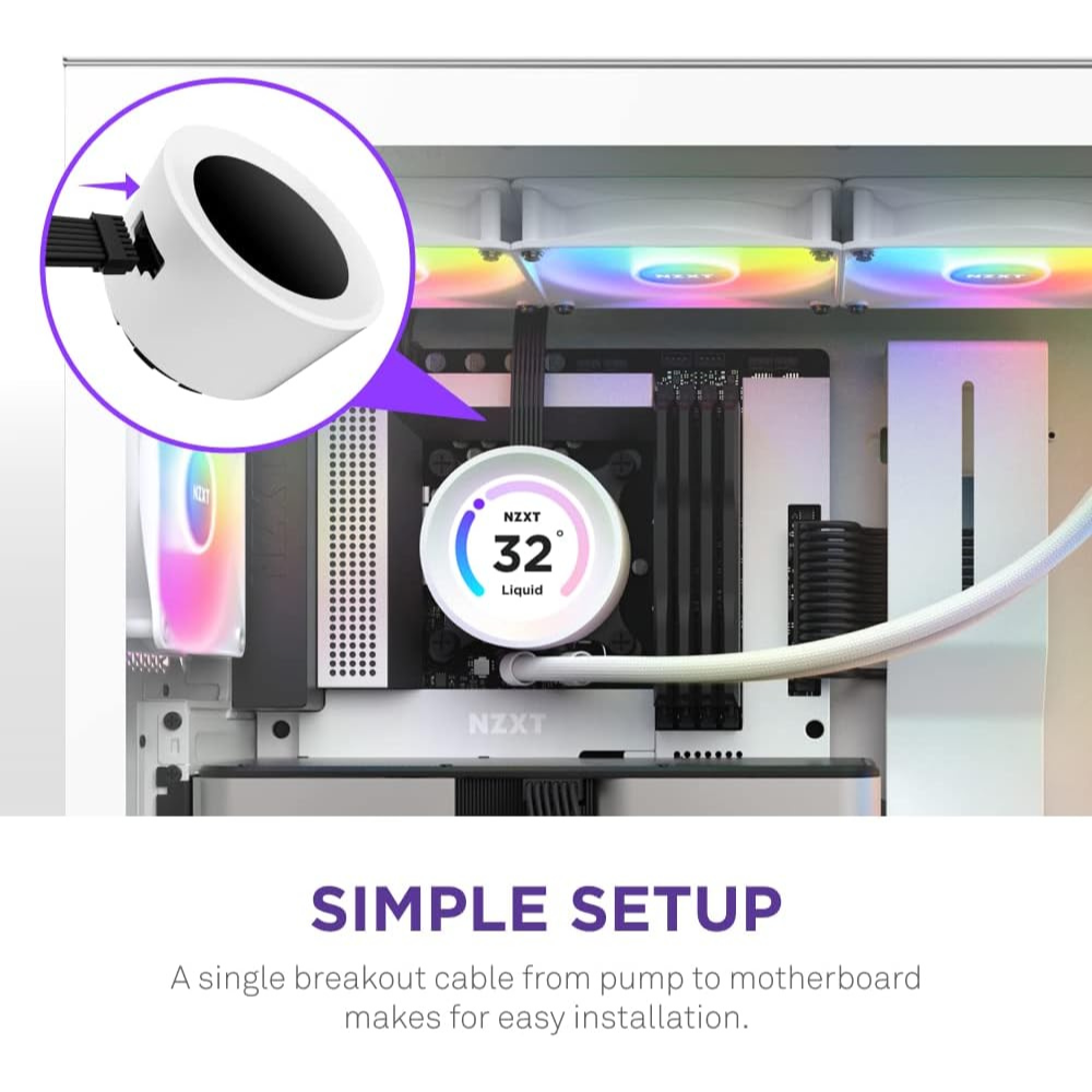 NZXT Kraken Elite 360 AIO CPU Liquid Cooler 360mm w/ LCD Display