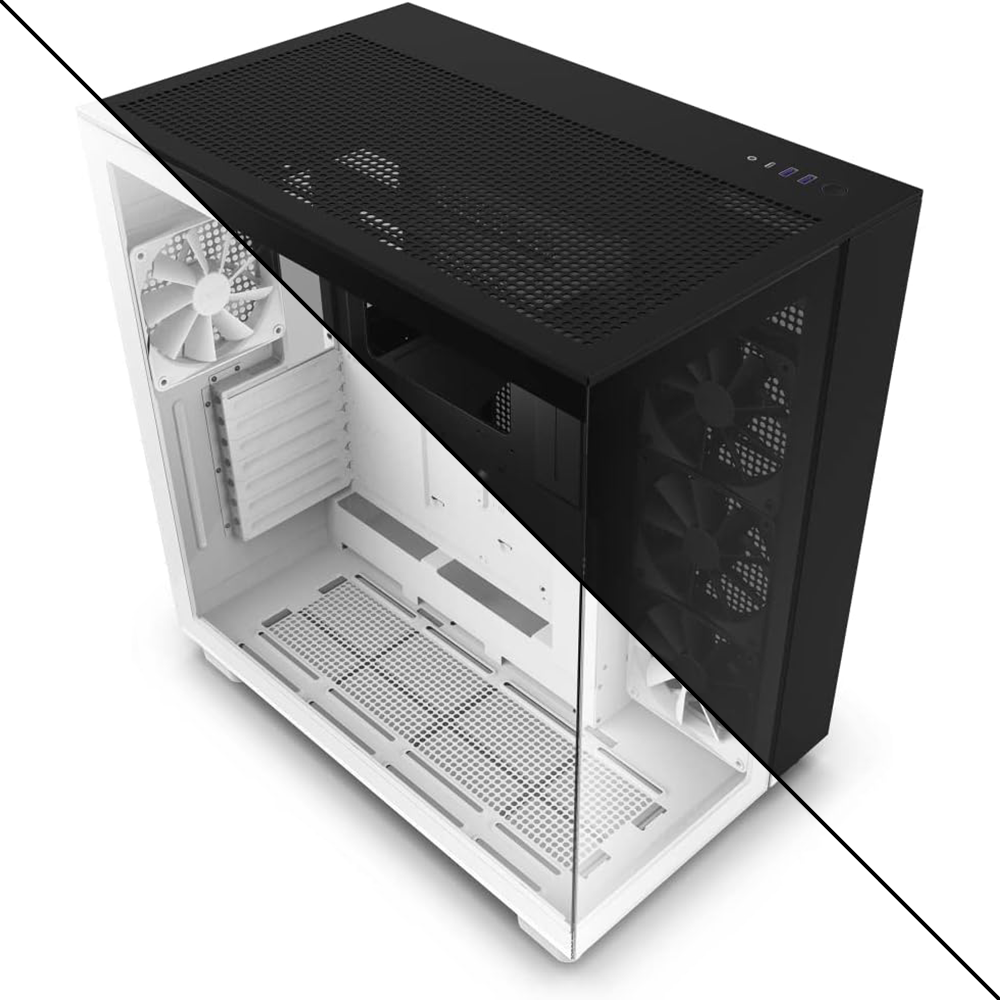 NZXT H9 Flow Dual-Chamber Mid-Tower Case - Tech Bit Store
