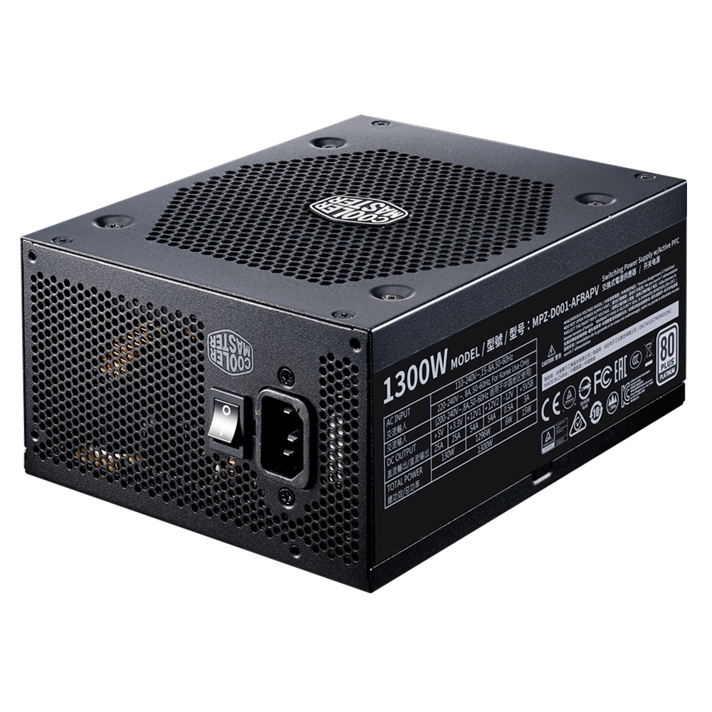 Cooler Master V1300 Platinum 1300W PC電源ユニット MPZ-D001-AFBAPV