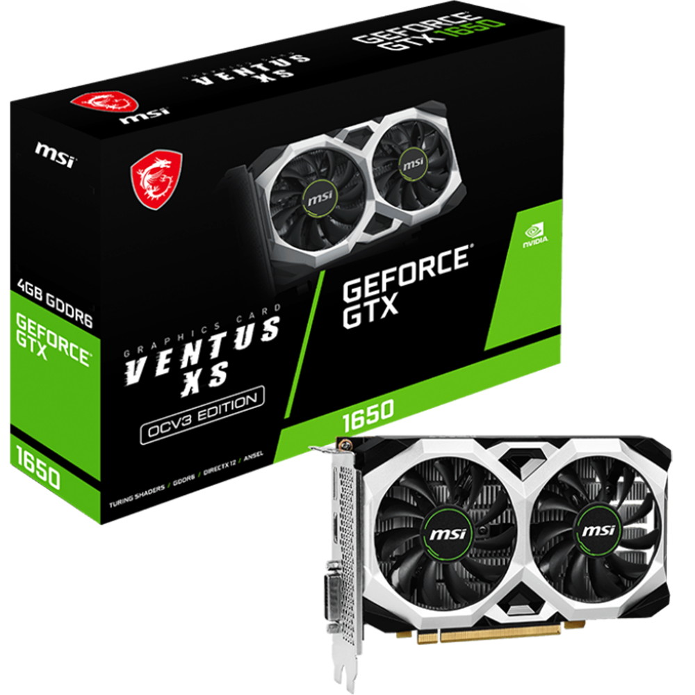 MSI GTX 1650 D6 VENTUS XS OCV3 Gaming Graphics Card