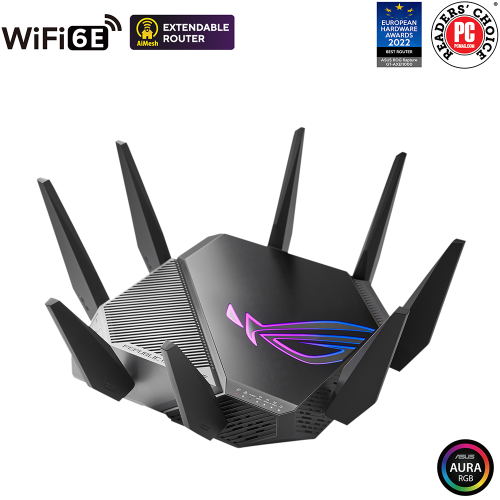 اسوس ROG Rapture GT-AXE11000 راوتر العاب قابل للتم...