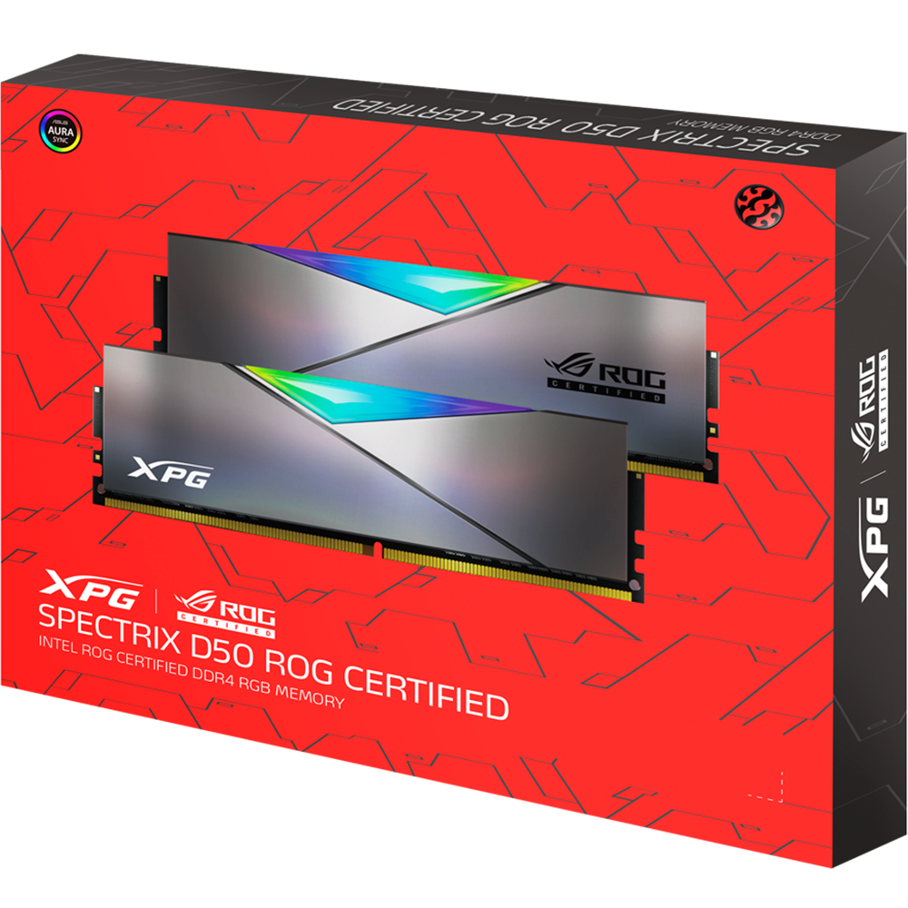 XPG SPECTRIX D50 ROG CERTIFIED DDR4 RGB 3600MHz Desktop