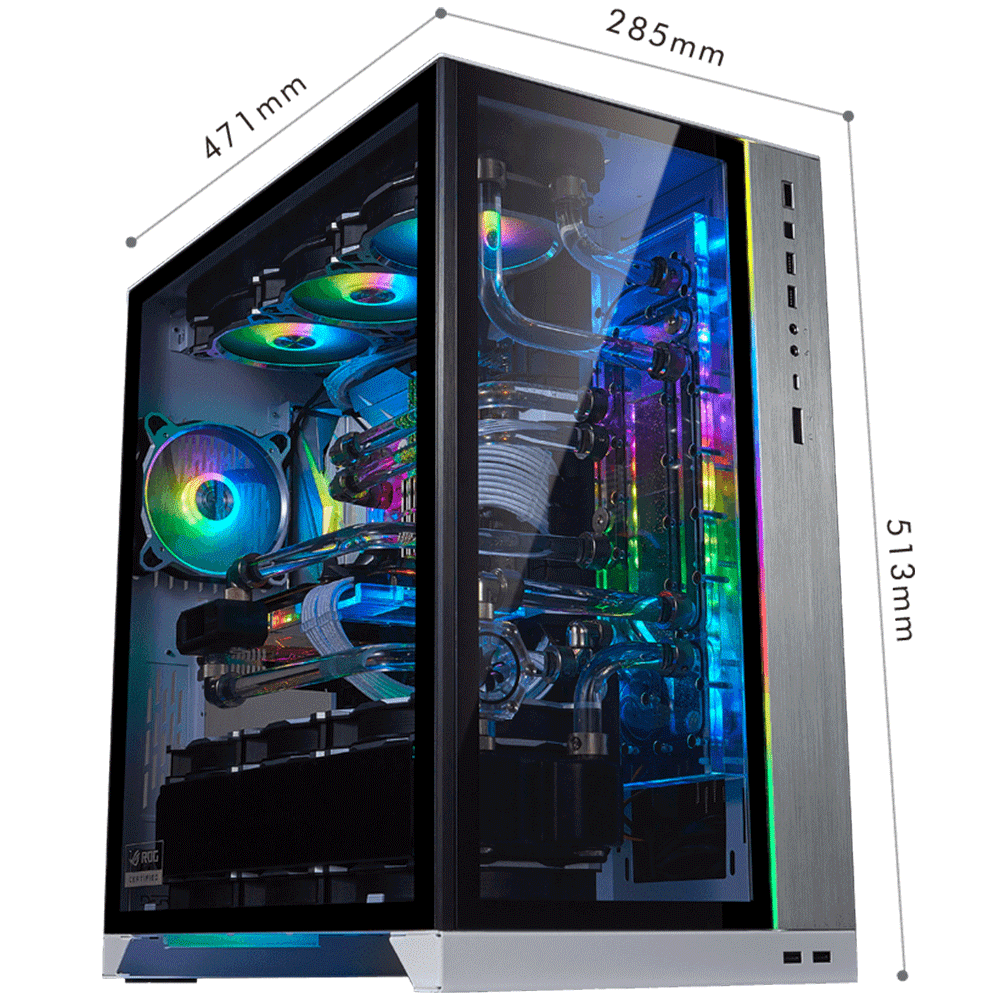 Lian li リアンリー O11 Dynamic XL ROG 開封中古 LIAN-LI PC Computer Full Tower Case O11DXL-A Dynamic XL ROG