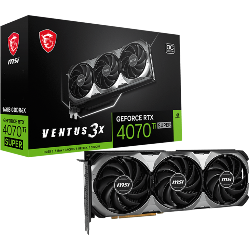 ام اس اي GeForce RTX 4070 Ti SUPER 16G VENTUS 3X O...