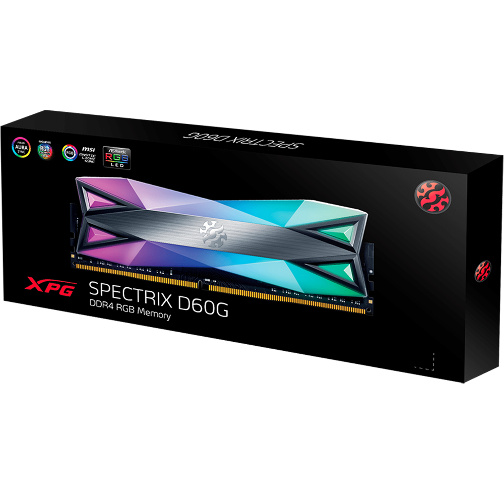 XPG SPECTRIX D60G DDR4 RGB 3200MHz Desktop Memory Kit - Tech