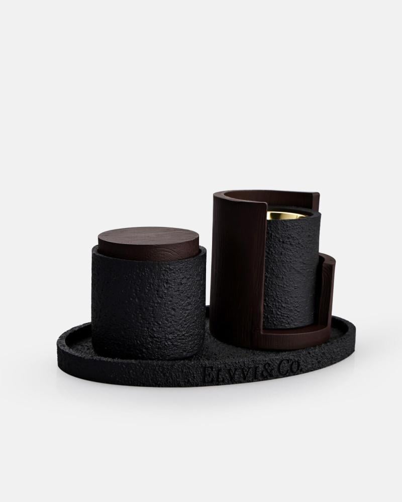 Luxury Incense Tray Set Choose Color:(Incense burner and incense box set in black and brown)