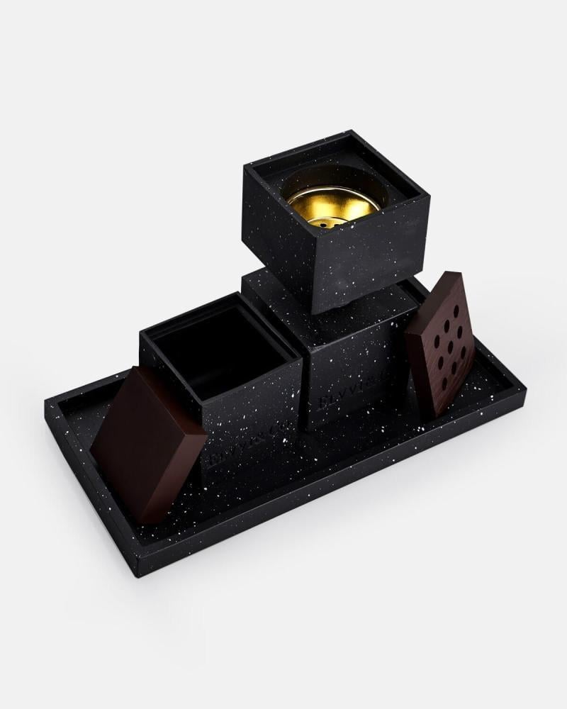 Distinctive Incense Burner & Box Set Choose Color:(Incense burner and incense box set in white and brown)