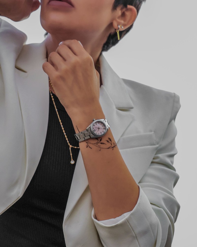 Women's steel watch from Al-Fay
