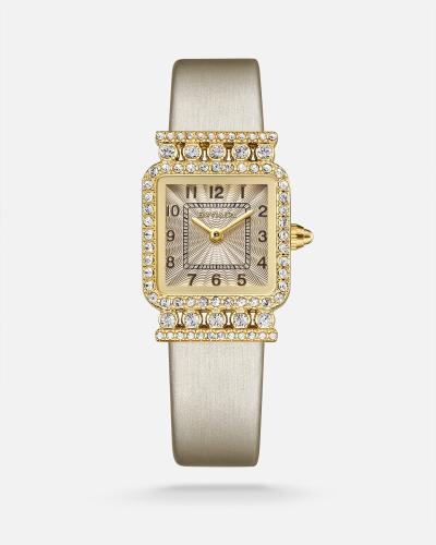 Women's brown leather watch
