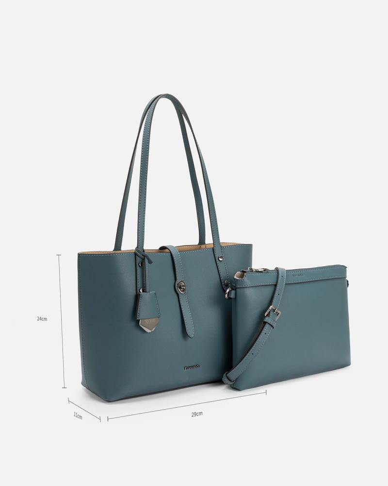 Classic women's bags in blue
