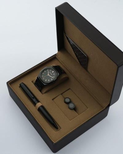 V&Co men's gifts: distinctive pen, cufflinks, and watch