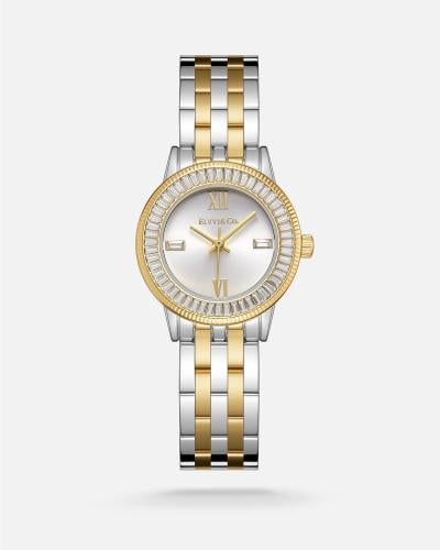 Women's watch, Alfi Steel, gold and silver