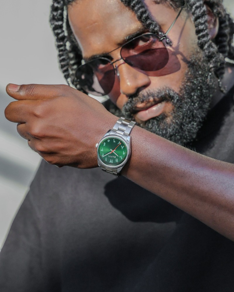 Men's watch in silver