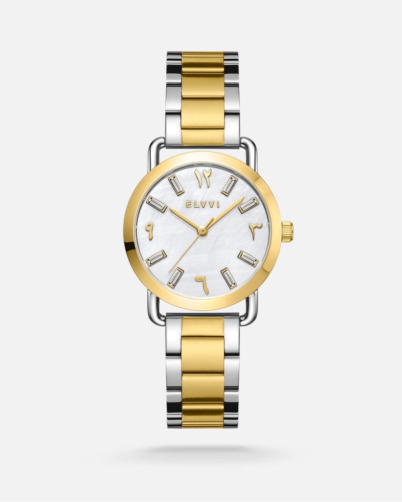 Women's gift set in silver and gold