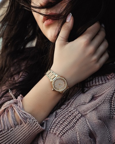 Women's steel watch from Al-Fay