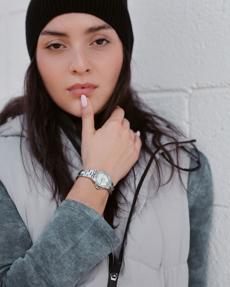 Women's steel watch from Al-Fay
