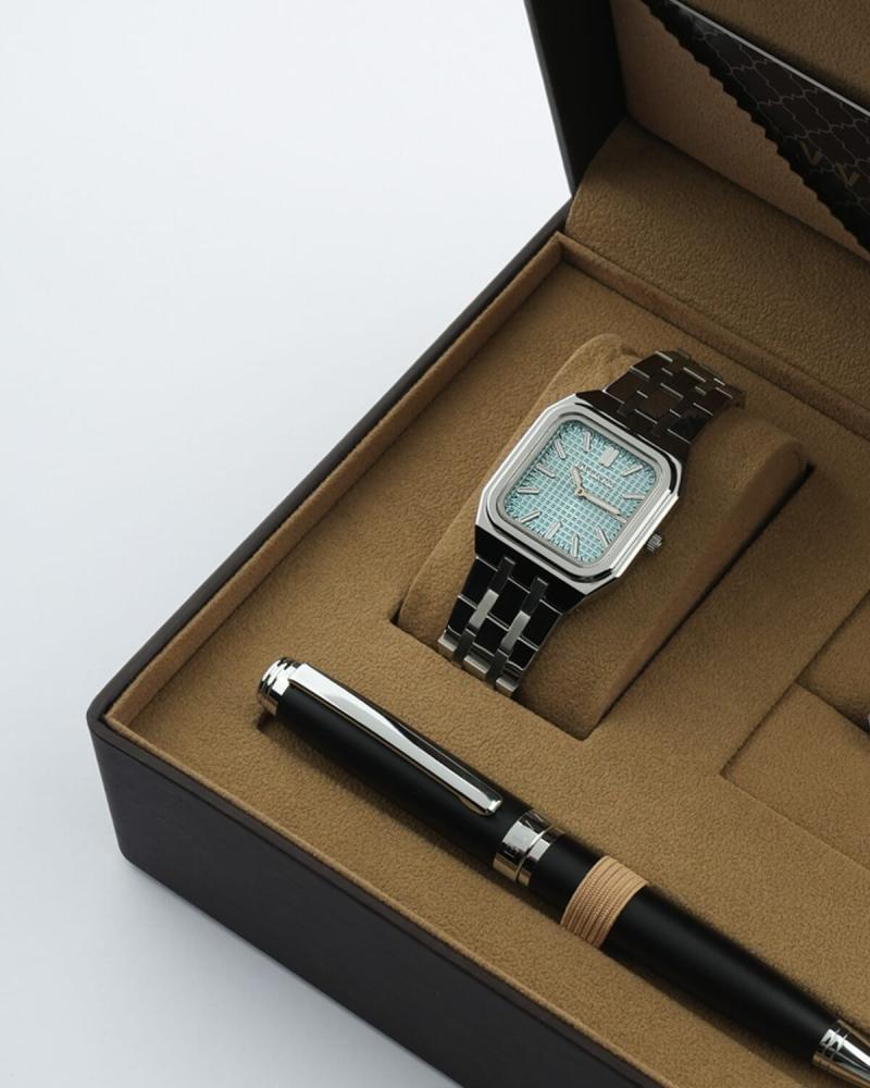 V&Co men's gifts, distinctive in silver and black