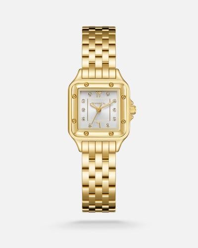Women's steel watch in gold color