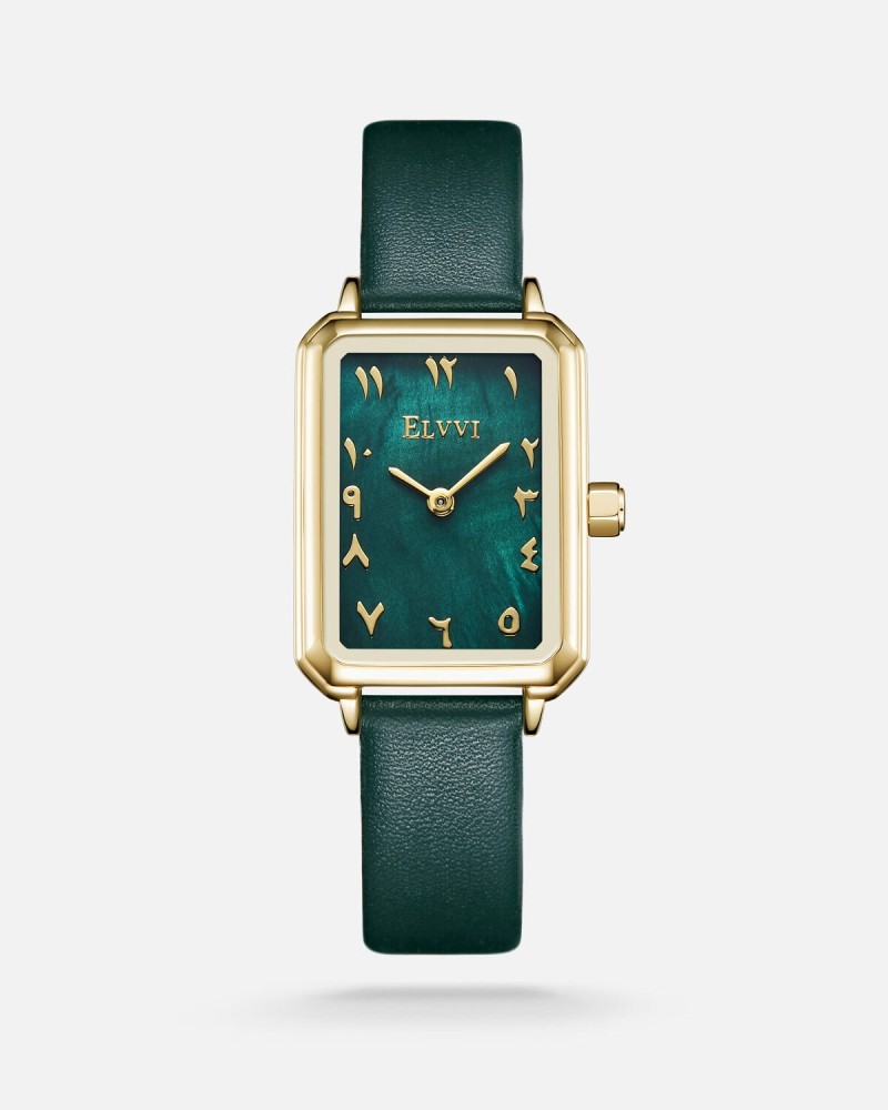 Women's leather watch from Al-Fay