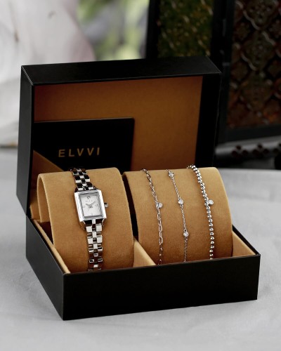 Women's Gift Set in Silver