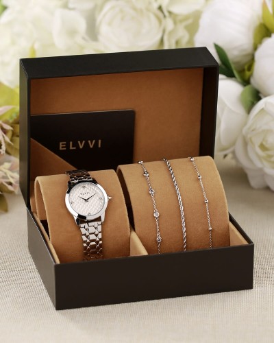 Women's Gift Set in Silver