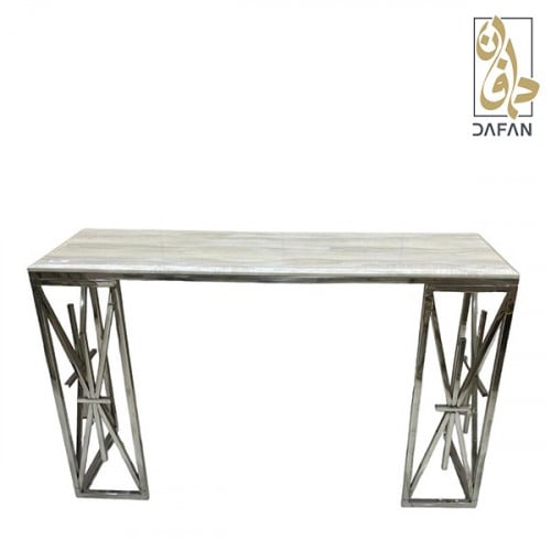 مدخل رخام مع استيل (silver)