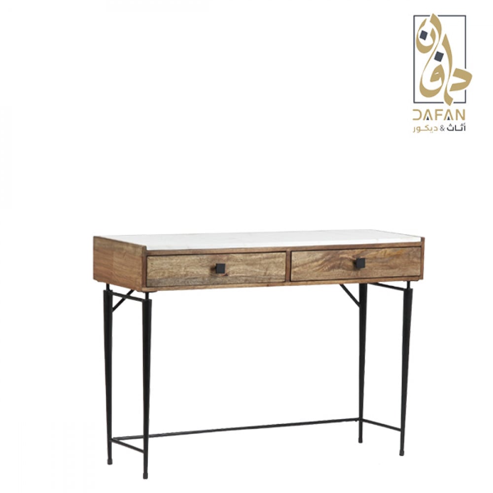 مدخل هندى لون WOOD BLACK NATURAL WHITE MARBLE