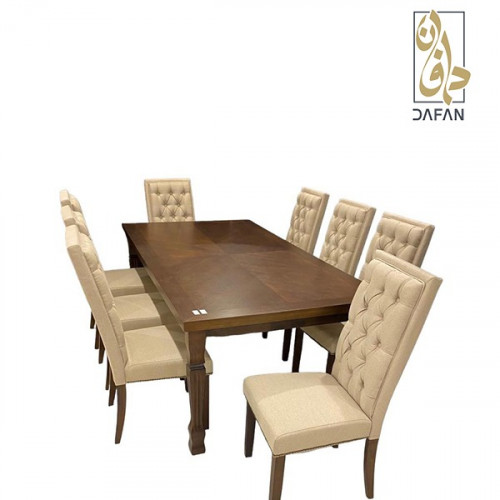 طقم طاولة طعام ماليزي فاخرة لعدد 8 اشخاص