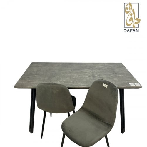 سفرة طعام 8 اشخاص خشب mdf لون (gray)