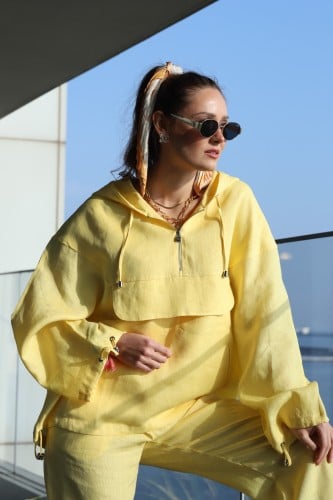 طقم روزا أصفر