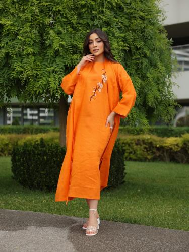 طقم زهرة الاراك الاورنج